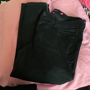 Cropped Black Skinny Jeans Size 20